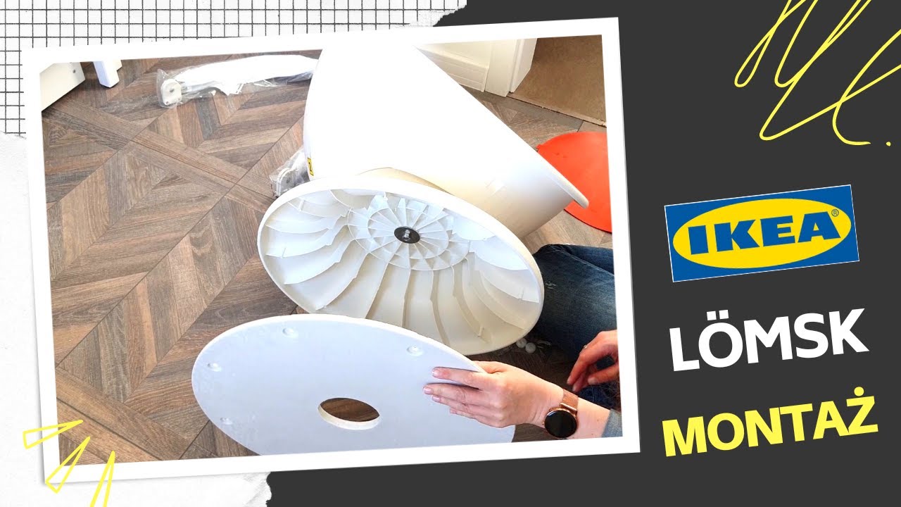 🪛 💪 👷 IKEA PS L&Ouml;MSK fotel obrotowy dla dzieci montaż || assembly decorate with ME