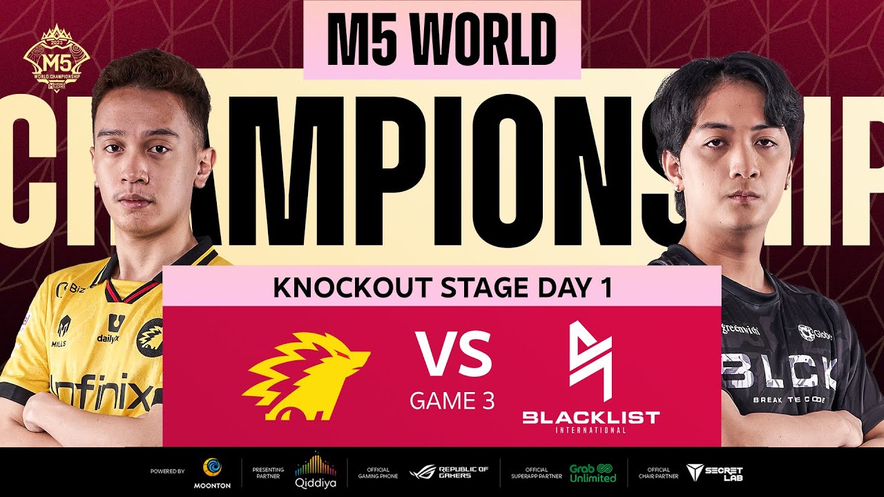 (FIL) M5 Knockouts, день 1 | ONIC против BLCK | Игра 3