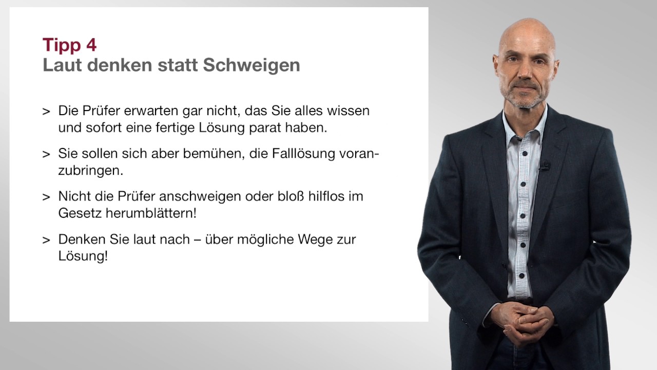 Die mdl. Prüfung im 1. Staatsexamen (1) – Das Prüfungsgespräch (Juristische Examens-Tipps)