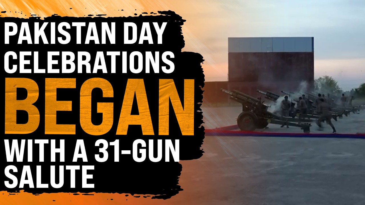 31-Gun Salute in Islamabad & 21-Gun Salutes in Provinces Mark Pakistan Day Celebrations | 23 March