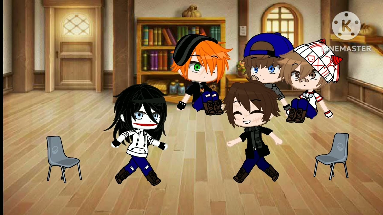 Jeff the Killer and Homicidal Liu stuck in a room with Jeff's bullies for 24 hours