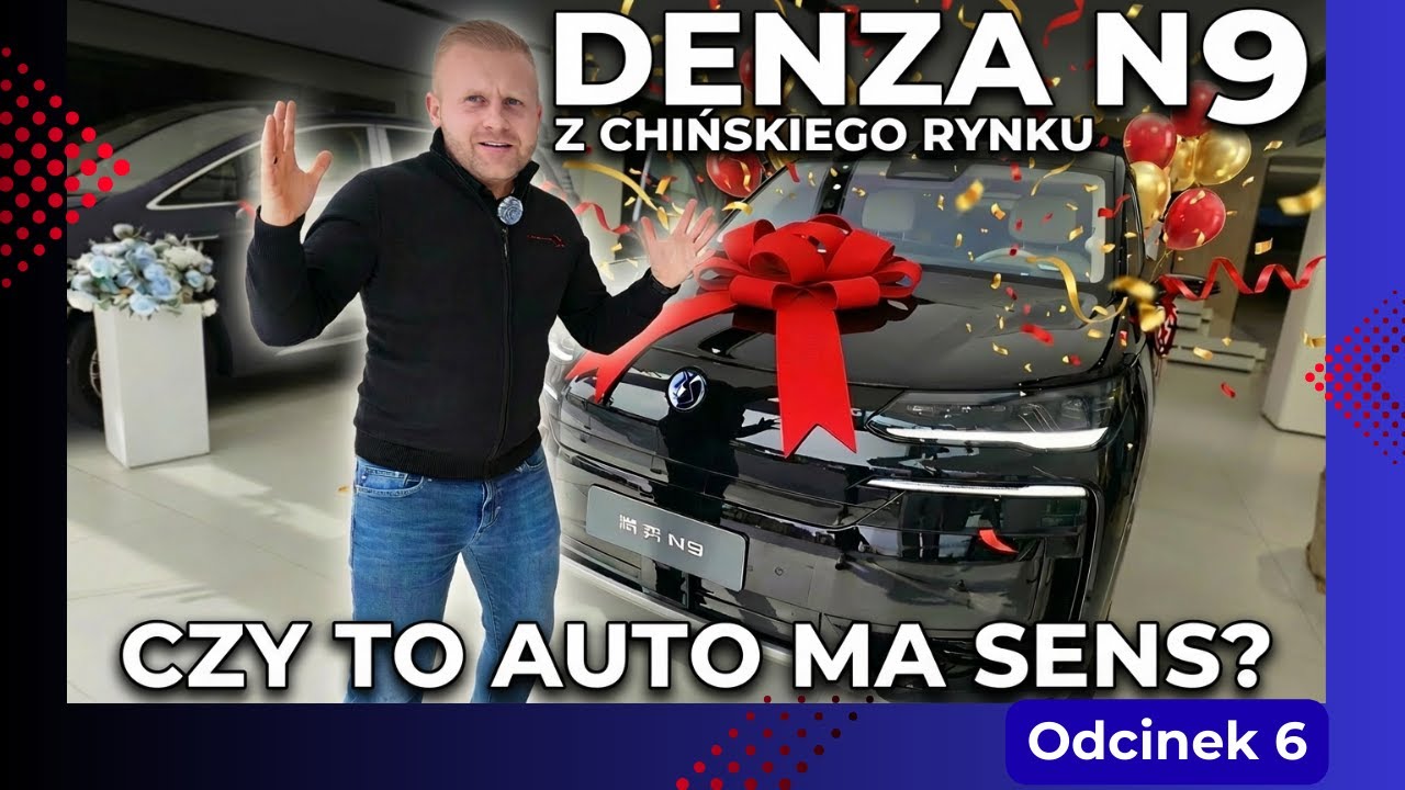 Odebraliśmy Denza N9 z salonu! Alan odbiera auto, a N8L jedzie w miasto 🚨