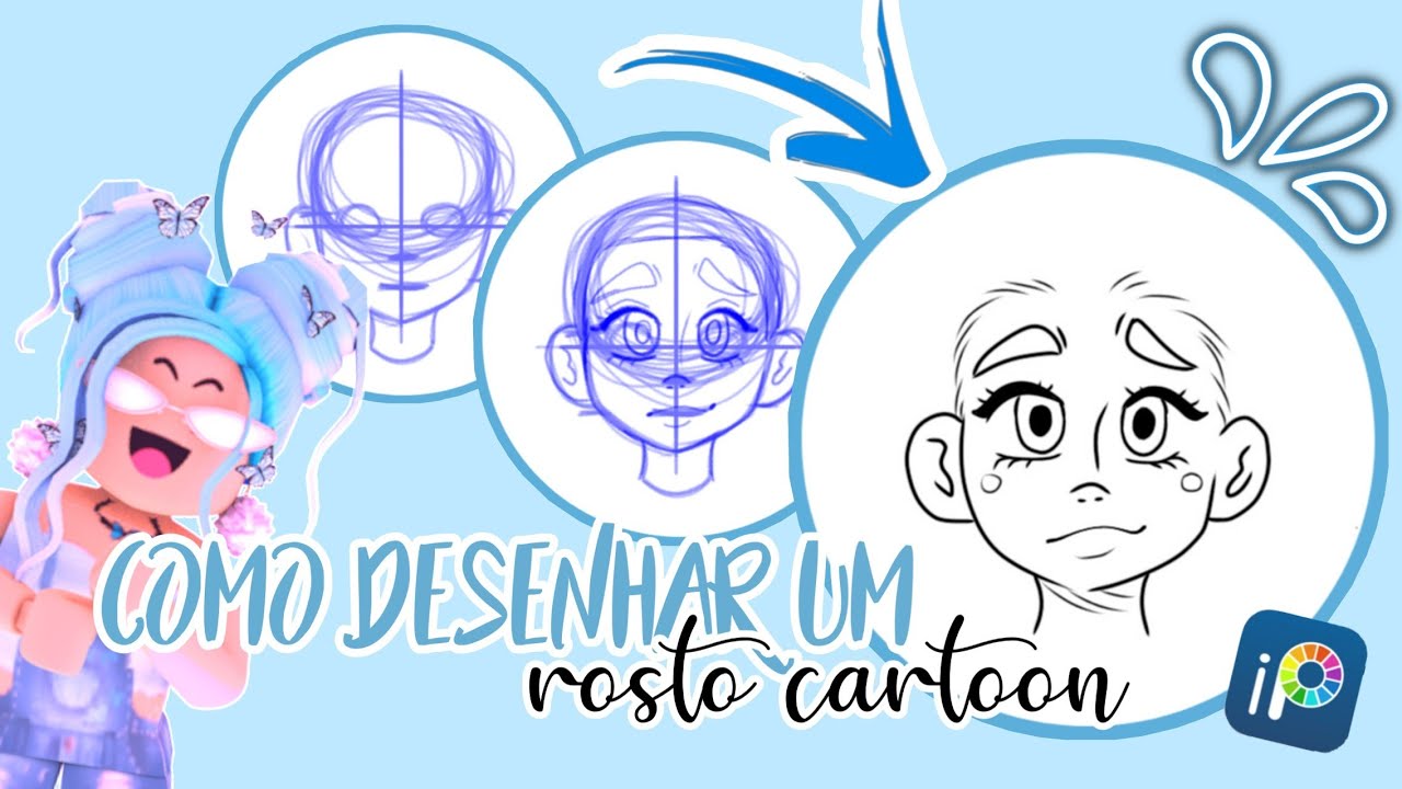 •✏🌼Como eu desenho um rosto cartoon?? No meu estilo (Ibis paint X)