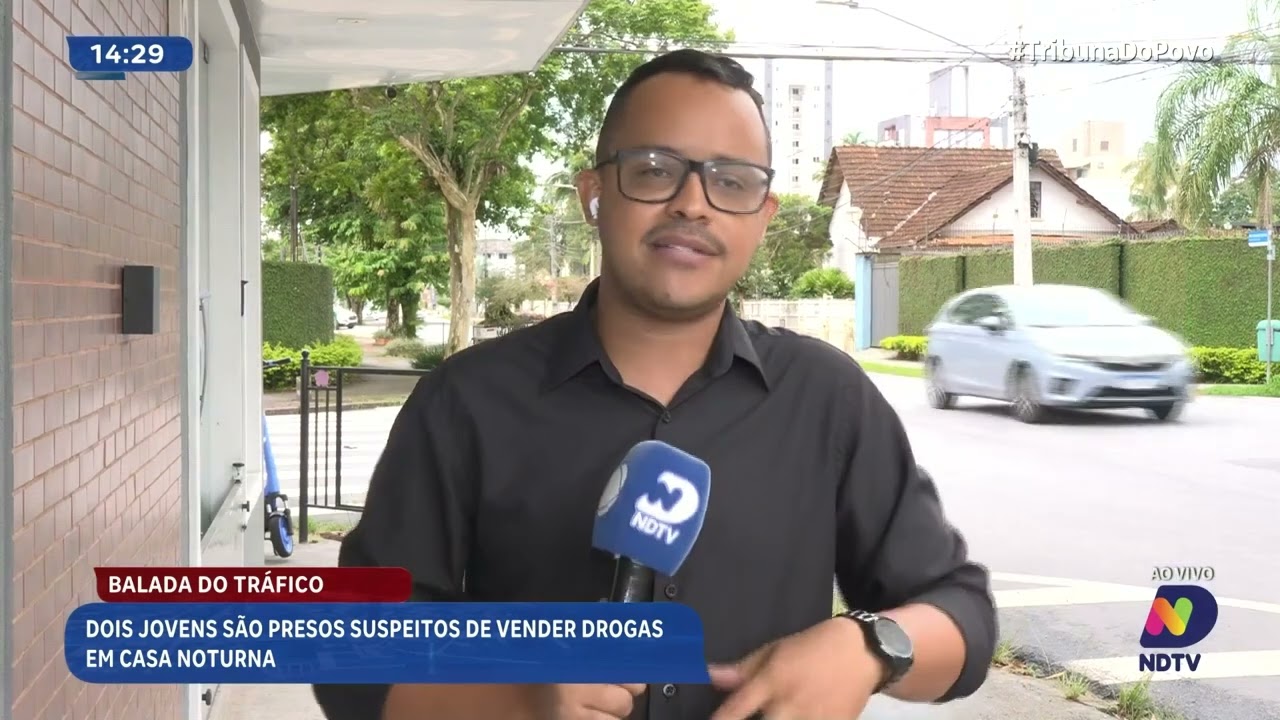Dois jovens são presos suspeitos de tráfico em casa noturna de SC