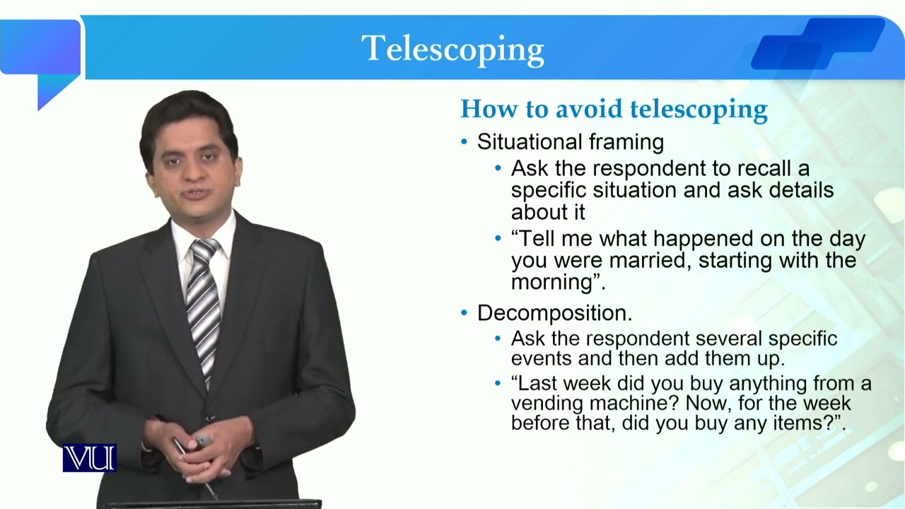 Telescoping | Quantitative Research Methodology | SOC509_Topic104
