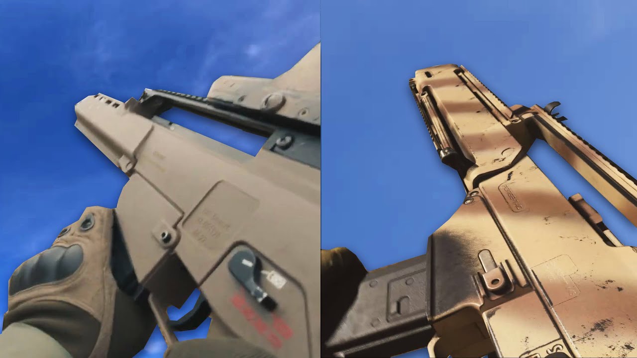 G36 Real Life vs Modern Warfare