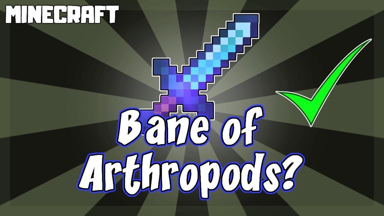 Что делает BANE OF ARTHROPODS в Minecraft?
