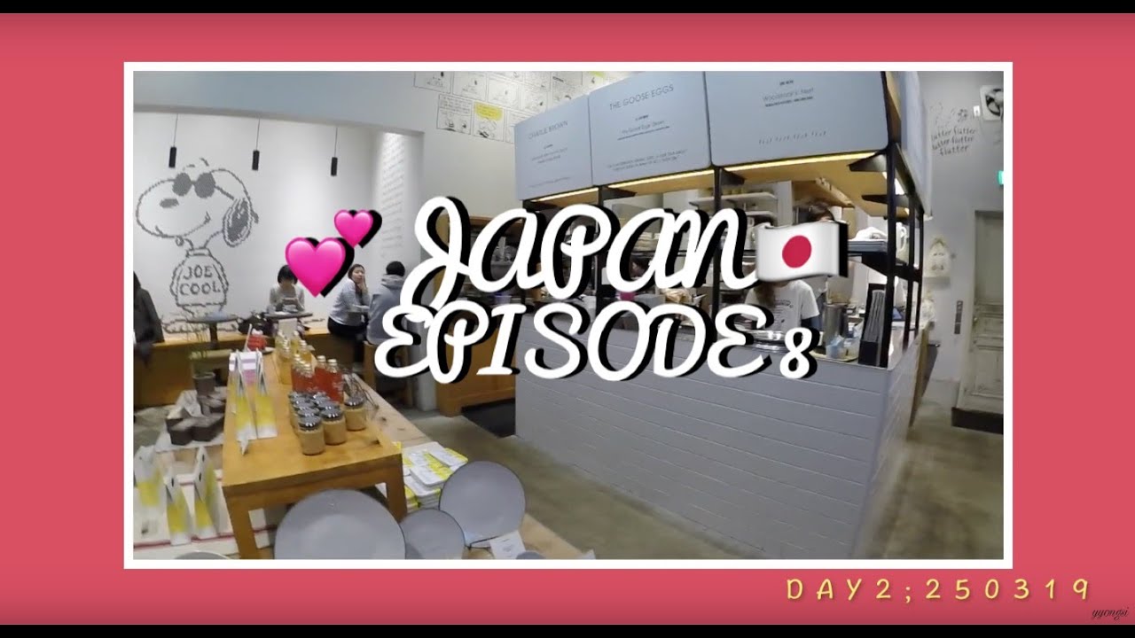 ♡ JAPAN VLOG Ep 8: Snoopy Peanuts Cafe, Naka-Meguro & Go Go Curry