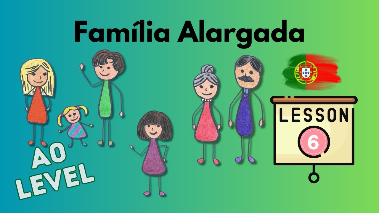 Família Alargada | Comprehensible Input in Portuguese | Lesson 6 🇵🇹