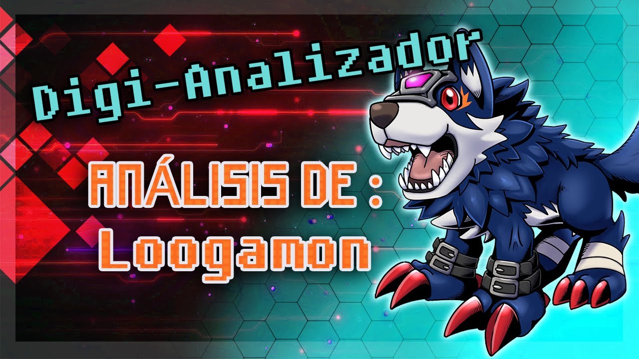 Digi Analizador de LOOGAMON el Digimon Prototipo con forma de Lobezno