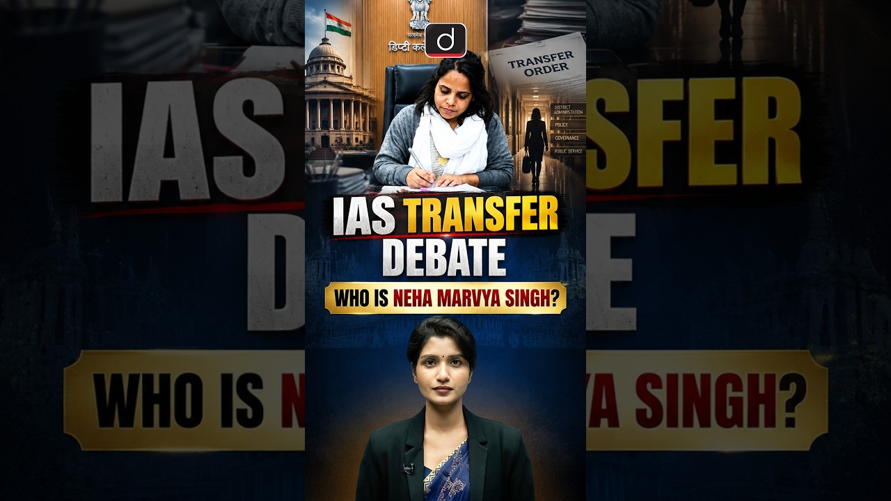 IAS Officer Transfer Controversy | UPSC | Drishti IAS English #shorts #upsc #ias