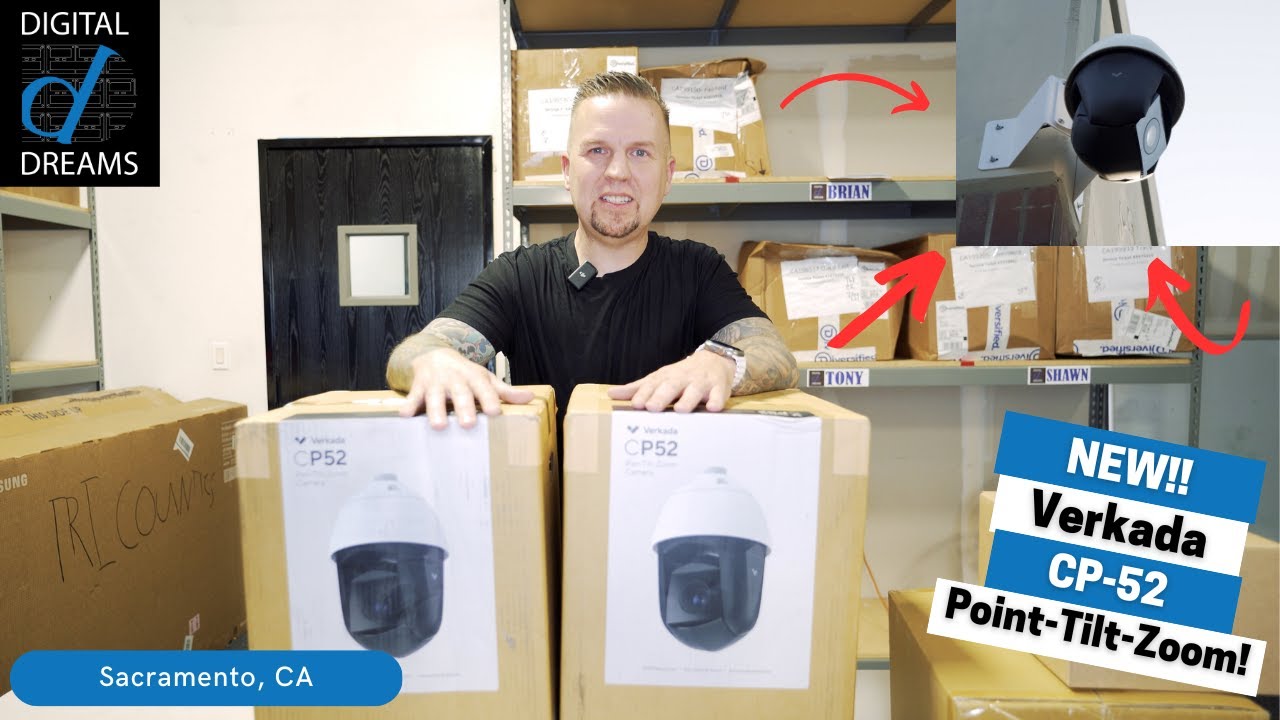 Verkada | The Brand New CP52 PTZ Install at our HQ! | DIGITAL DREAMS