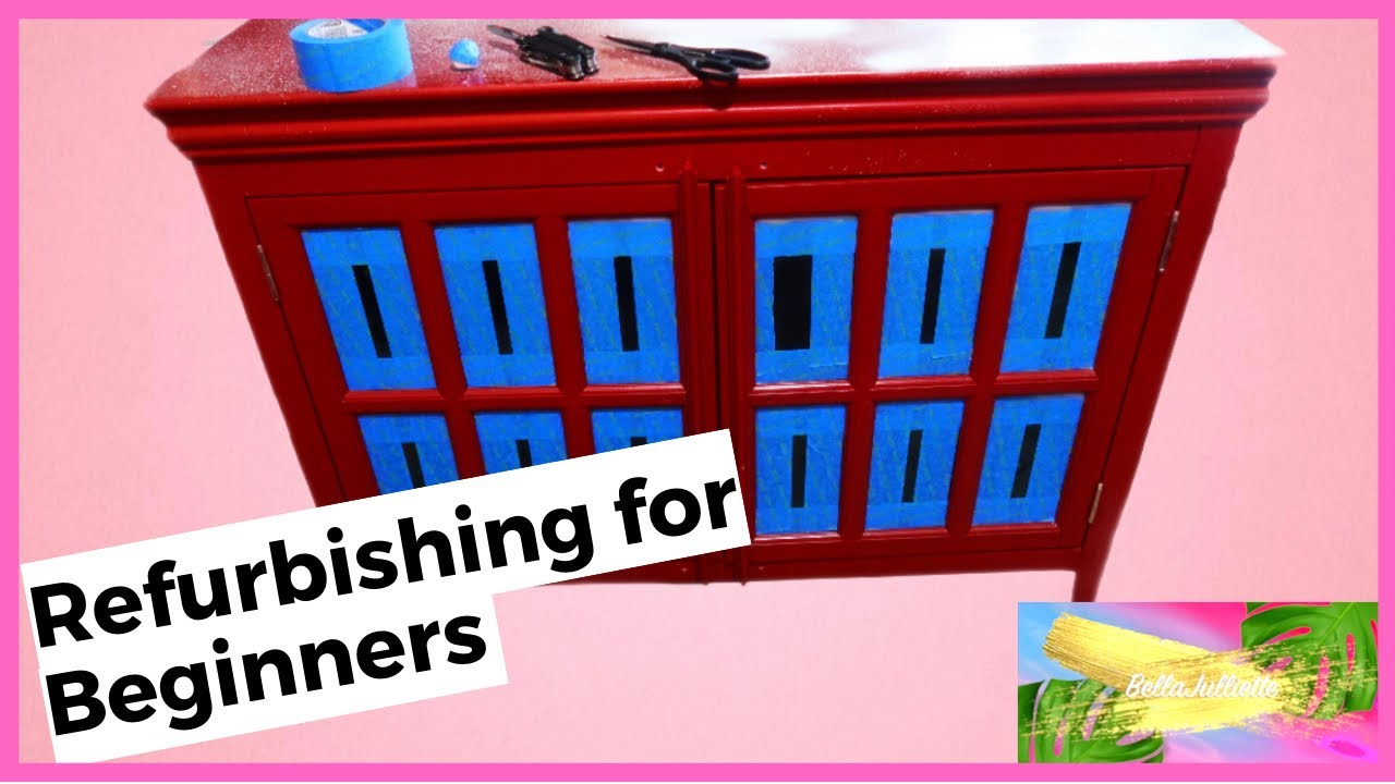 Refurbish Old Furniture (Buffet Cabinet) with Me | DIY | Vlog 58