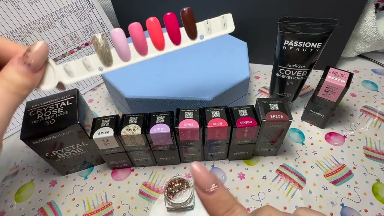 #spacchettamento passione & #beauty colori ed acrygel