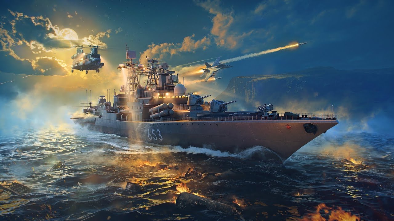 l।War thunder।l Between ships and missile