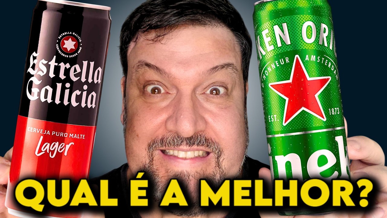 Duelo Heineken x Estrella Galicia. Qual é a Melhor?