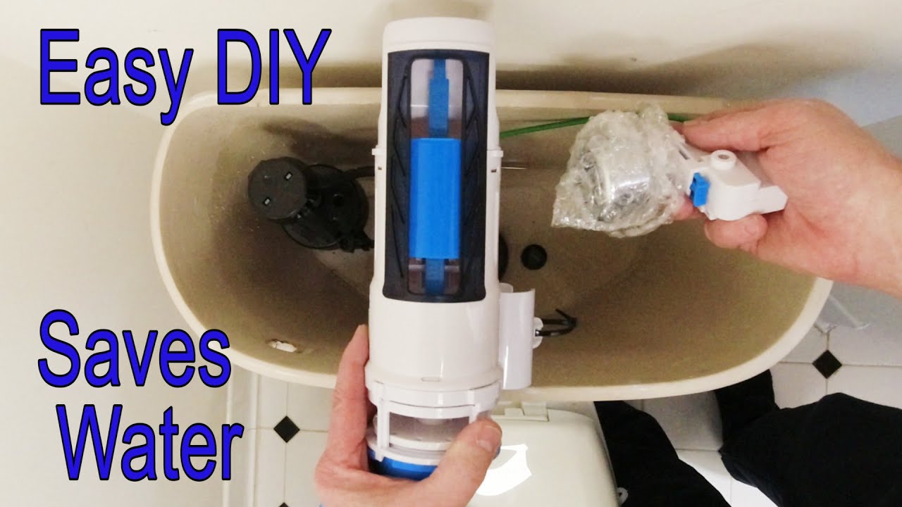 Toilet Repair How to and Upgrade, Easy DIY, Saves Gallons of Water