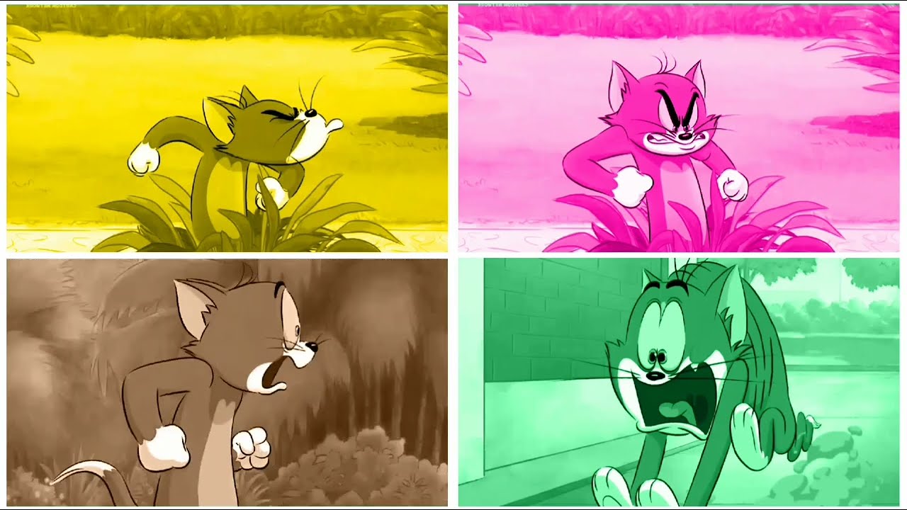 Tom and Jerry super megamix mega colour battle mod coffin dance meme song (cover) ||