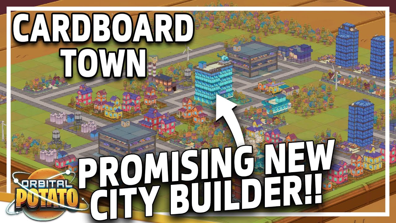 EXCELLENT New City Builder!! - Cardboard Town EARLY ACCESS - Colony Sim Roguelike