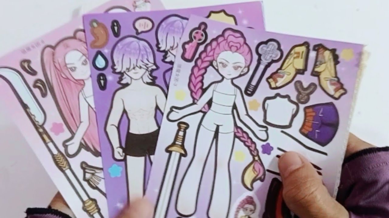 🌈 INCREDIBLE K-POP DEMON HUNTER'S STICKER 🌈 ASMR BEAUTIFUL AND CUTE CRAFT VIDEO