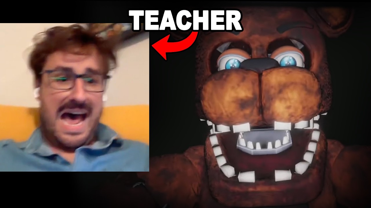 Playing Roblox FNAF with my TEACHER!