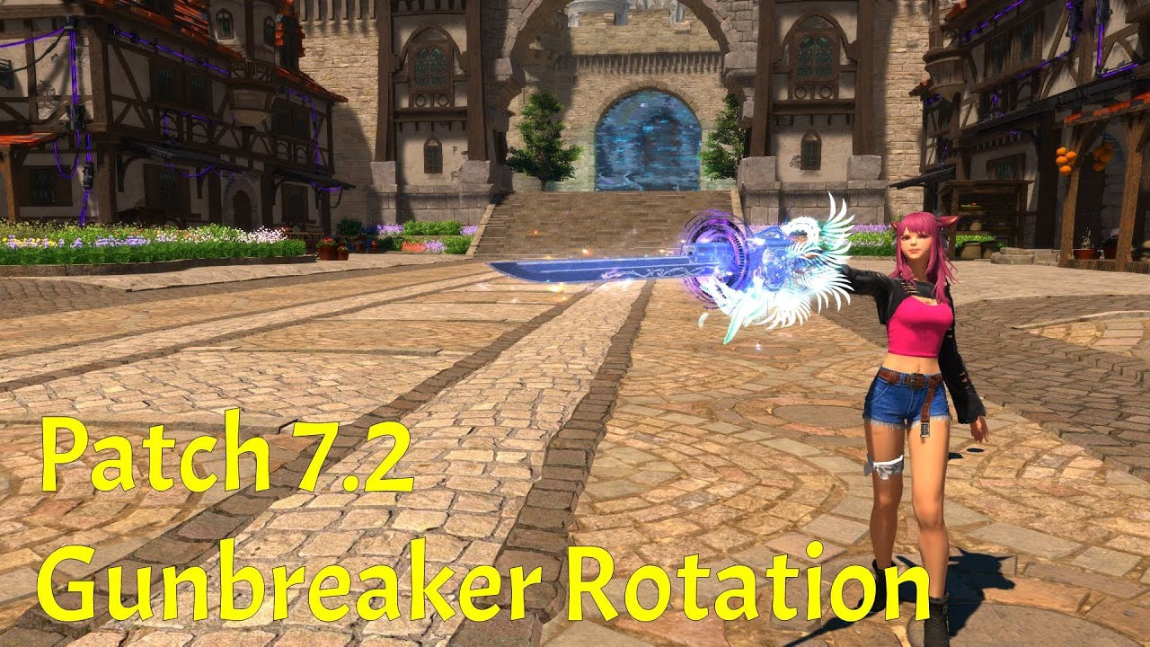FFXIV- 7.2 Gunbreaker Rotation (2.50 GCD)