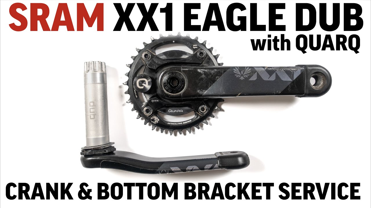 SRAM XX1 Eagle DUB Crank w/ Quarq power meter & BB FULL service guide. Keep'em running smooth! 👍