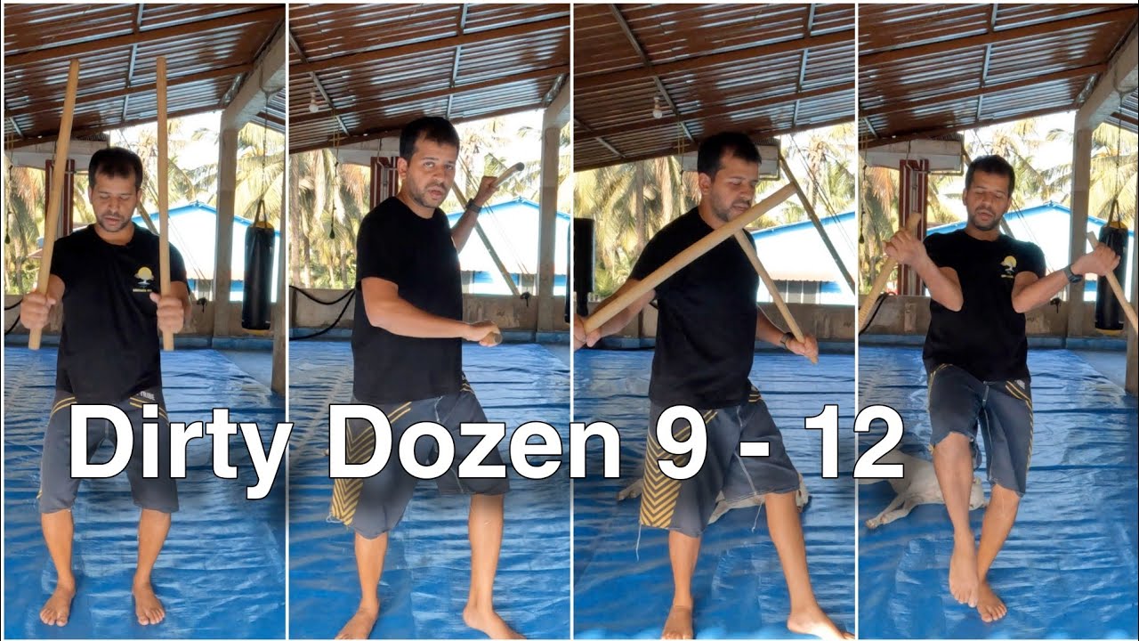 Pekiti Tirsia Kali Double Stick - Dirty Dozen 9 - 12