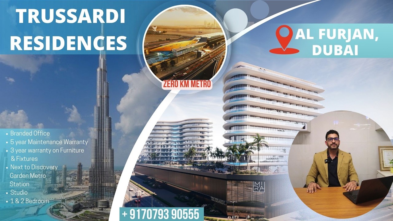 Trussardi Casa Branded Offices & Apartments in Dubai | Al Furjan | Trussardi Residences | Near Metro