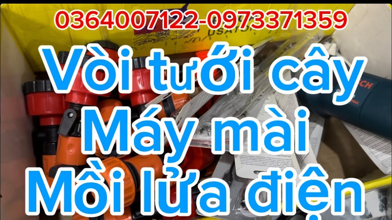 🛑🛑🛑vòi xịt tăng áp máy mài pin mồi lửa tự động kéo cắt ống nước 