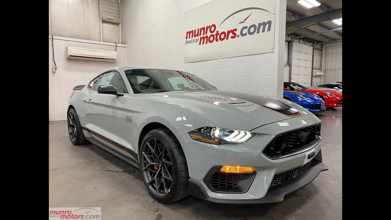 2021 Ford SOLDSOLDSOLD Mustang Mach1 Fighter Jet Grey 700a Wing Active Exhaust 6spd with just 63kms!