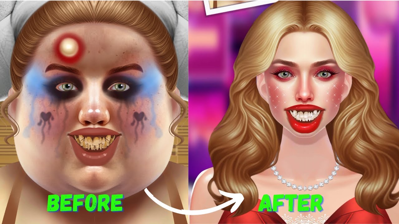 Fat to Fit Bridal Face Makeup Transformation Animation || Acne Removal ASMR || Bridal ASMR