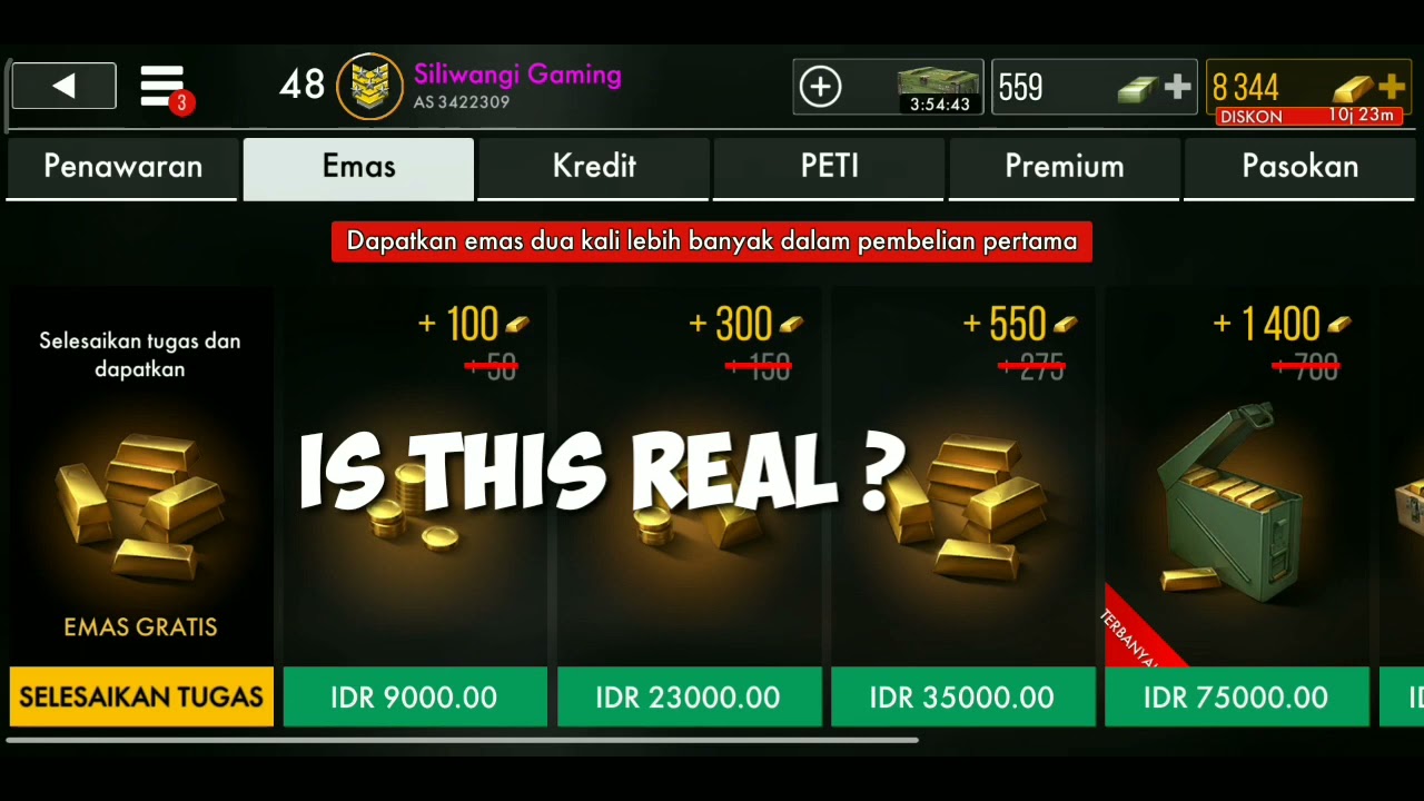 Free Unlimited Gold Task 😍||  New Update World War Heroes 1.26.0