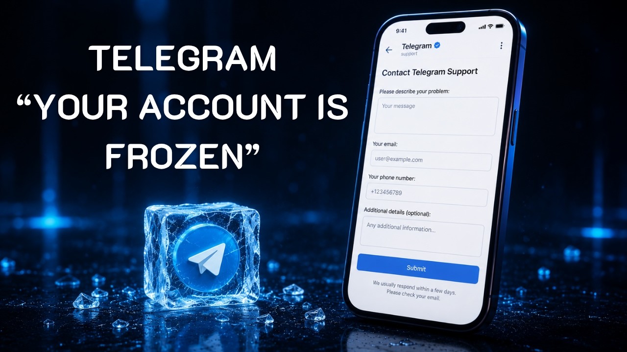 How to Fix Your Account is Frozen Problem on Telegram | Telegram Account Frozen Problem (2026)