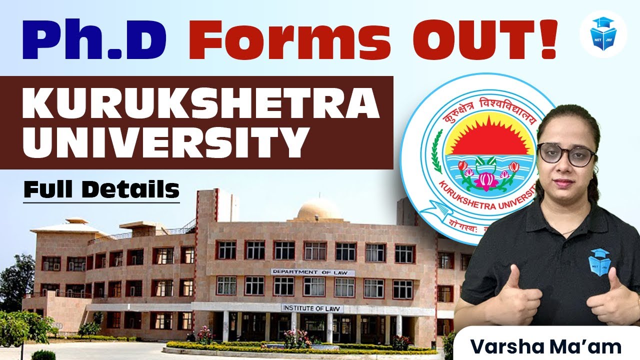 Kurukshetra University PhD Forms 2025 Complete Details | New PhD Vacancy 2025 | Varsha Mam