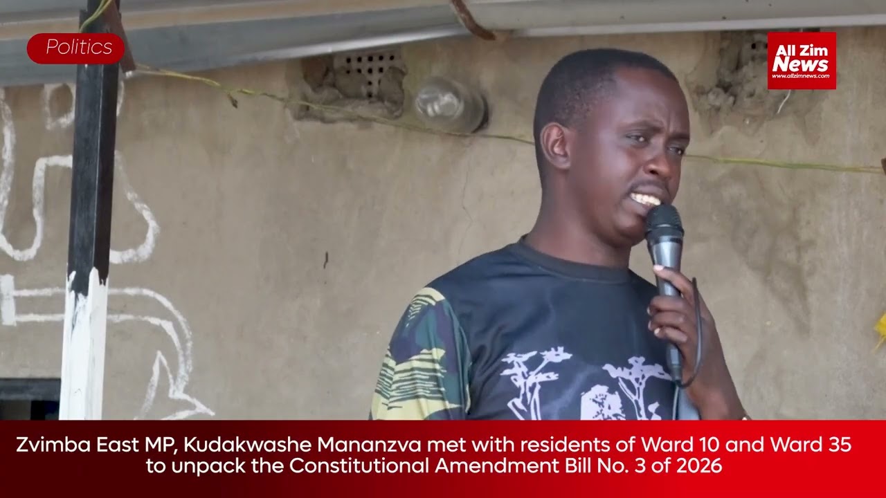 Zvimba East MP Kudakwashe Mananzva Consults Constituency on Constitutional Ammendment Bill NO 3