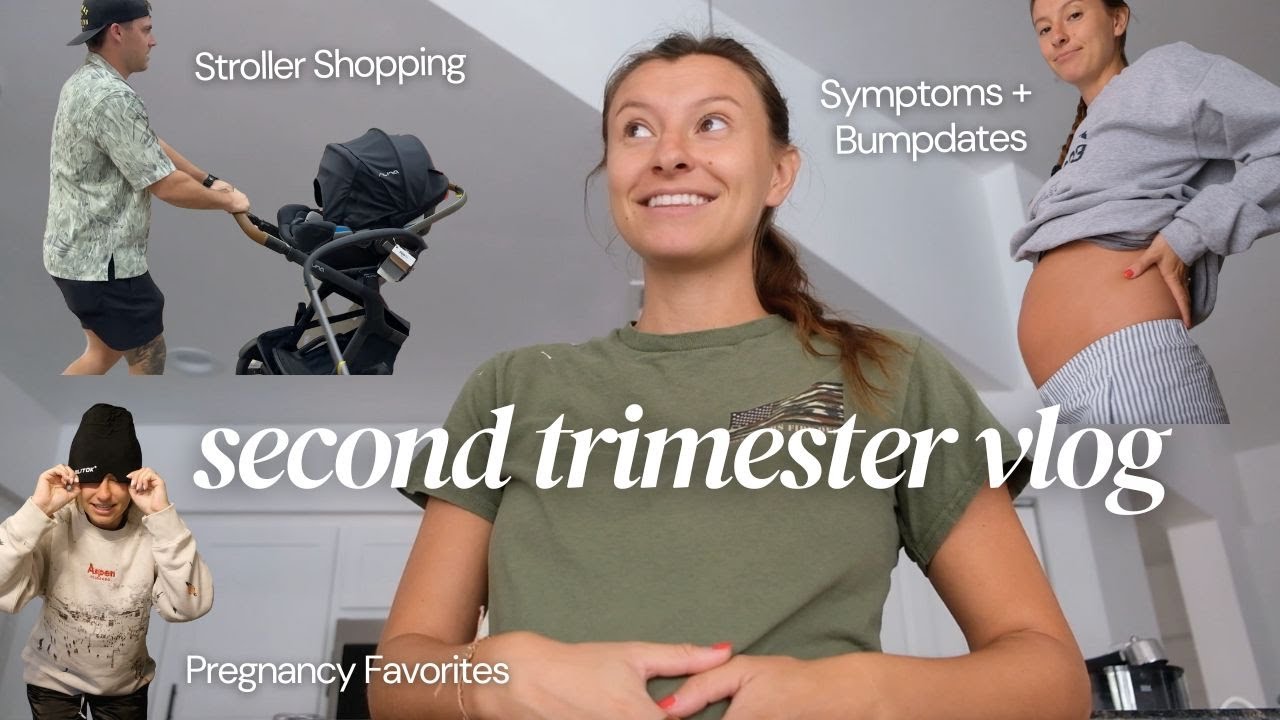 2ND TRIMESTER VLOG: pregnancy favorites, symptoms, stroller shopping + more