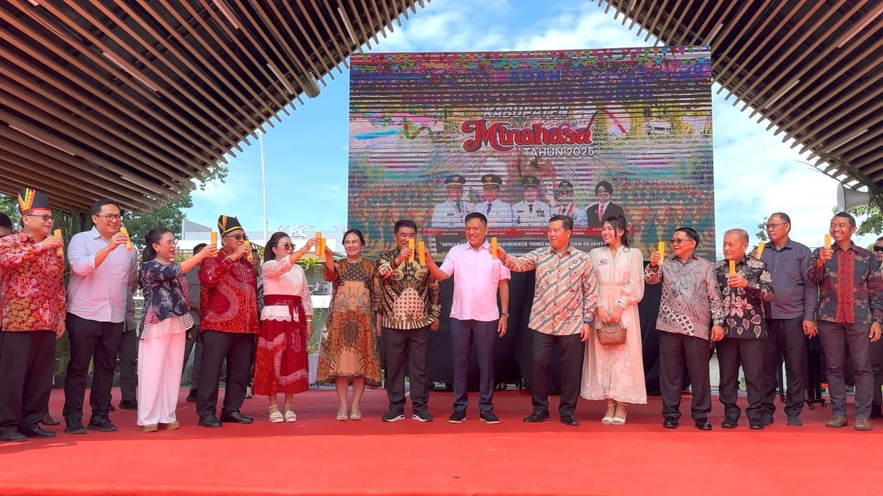 Pengucapan Syukur Minahasa 2025 Berbalut Budaya dan Makanan Khas Pererat Kebersamaan✨🔥