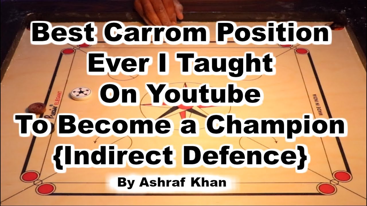 Hindi Carrom Coaching EP26 | Game Changing Positions in carrom  {Indirect Defense}