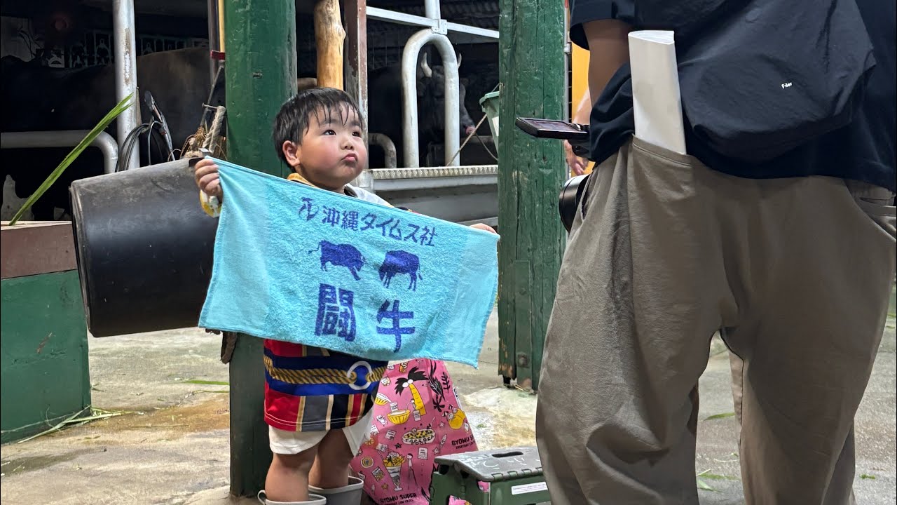 【月曜から夜ふかし出演】闘牛キッズかふう🐃の撮影にキタ！