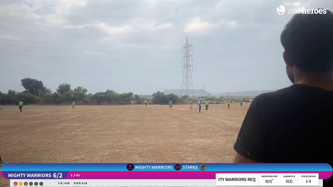 MIGHTY WARRIORS vs STARKS | TPL SEASON 6(League Matches) | Live - Tadpatri Gopal Reddy Stadium ,Tmp