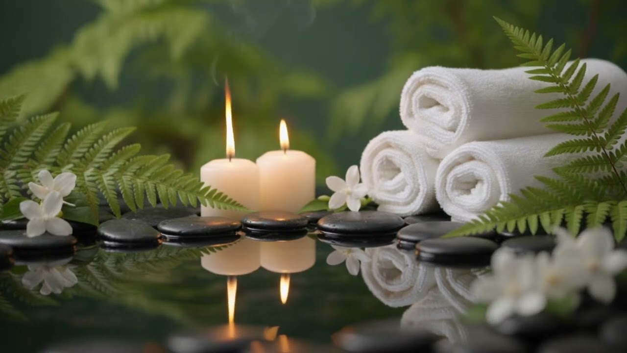 Relaxing Spa Music 🌺 Stress Relief Music, Insomnia Cure, Heal Stressed Mind,Peaceful Water Magic
