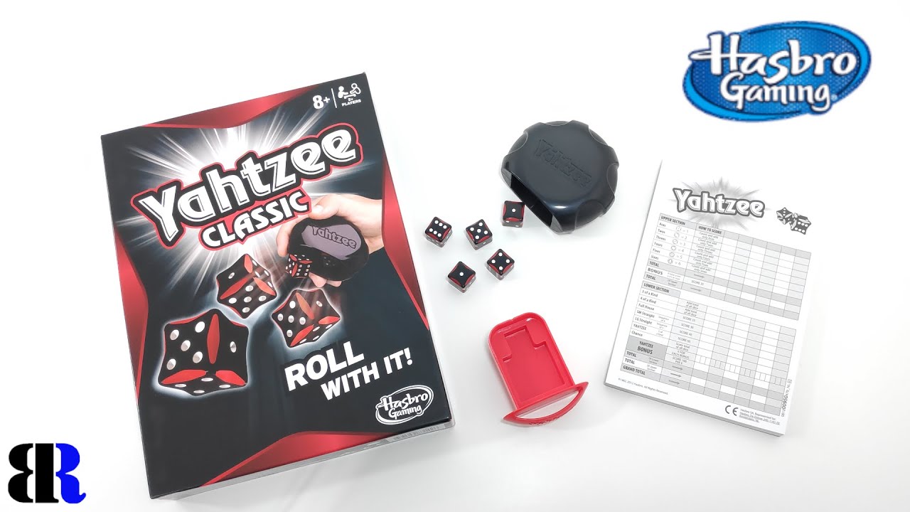 YAHTZEE Classic Game Hasbro | Board Game Unboxing