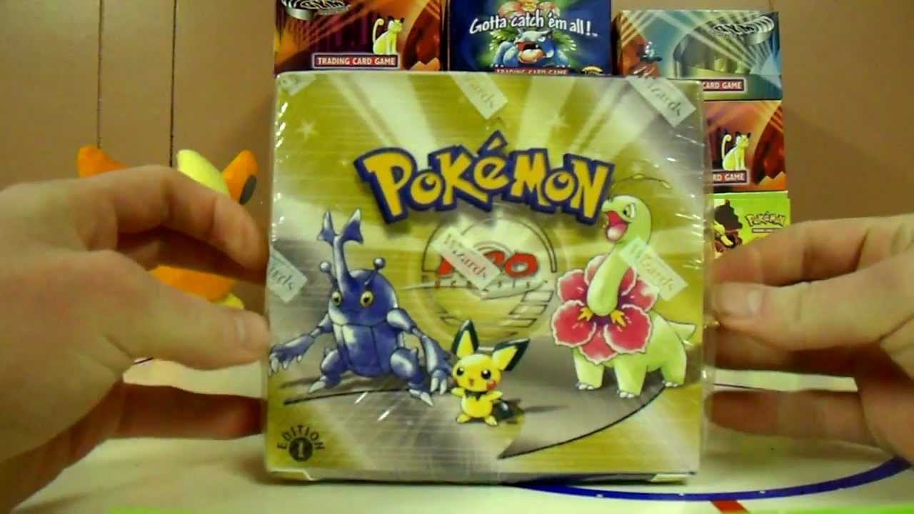 Ep79: Opening a Pokemon 1st Ed. Neo Genesis Booster Box [1/2]