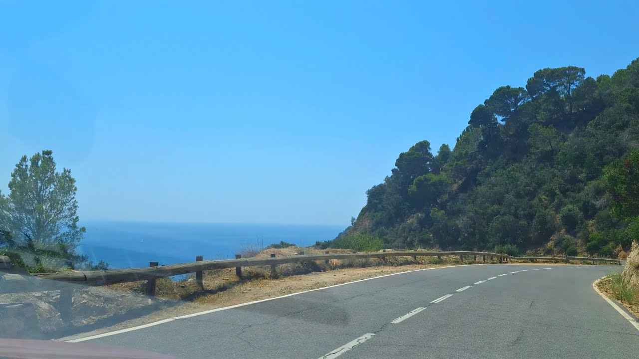 🚘Dashcam mooiste kustweg van Spanje🚘