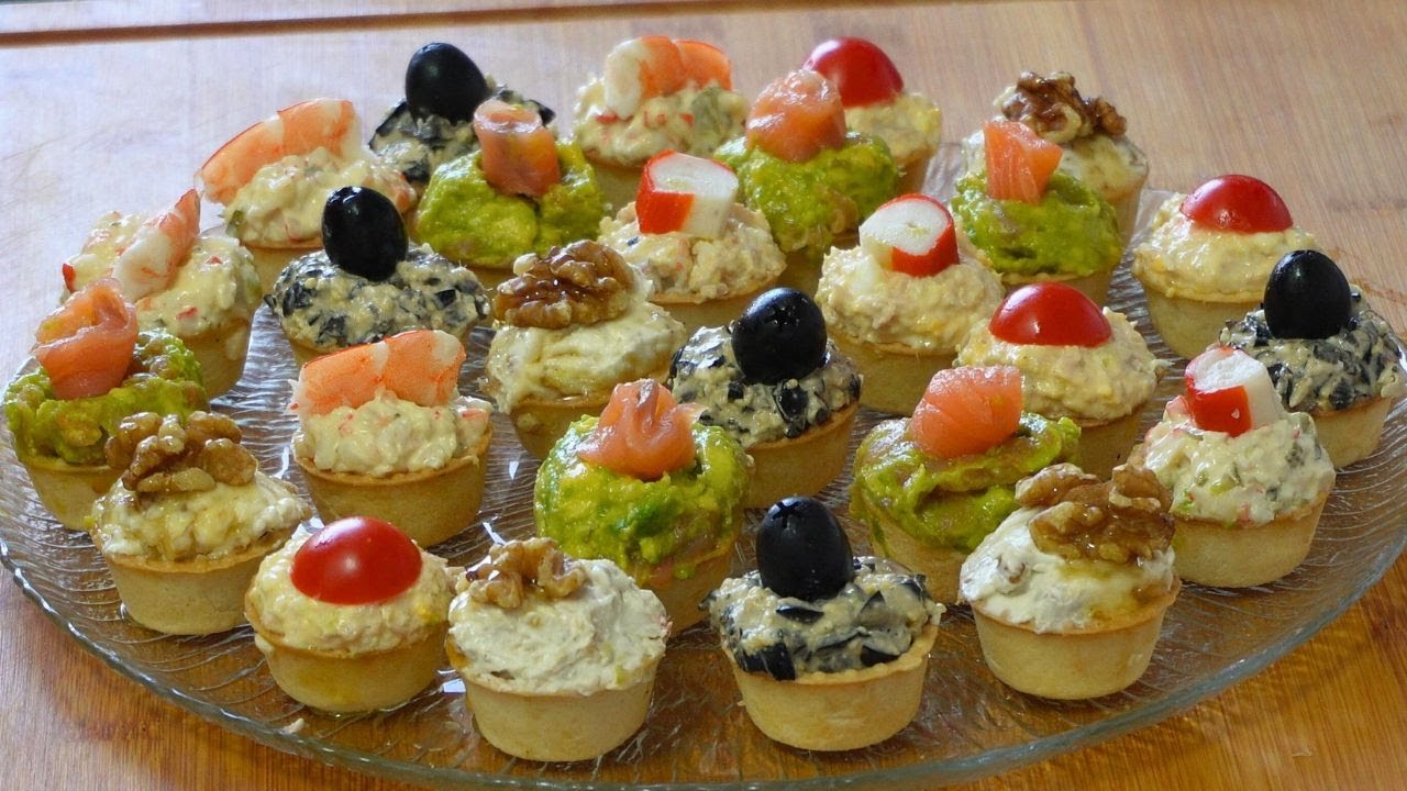 CANAPÉS variados 5 RELLENOS diferentes🥧✨ (fáciles y rápidos)