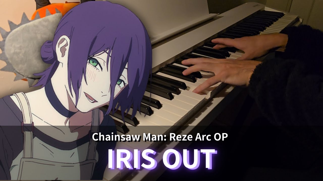 【IRIS OUT】- Chainsaw Man: Reze Arc OP ( Piano cover + Sheet ) / Kenshi Yonezu