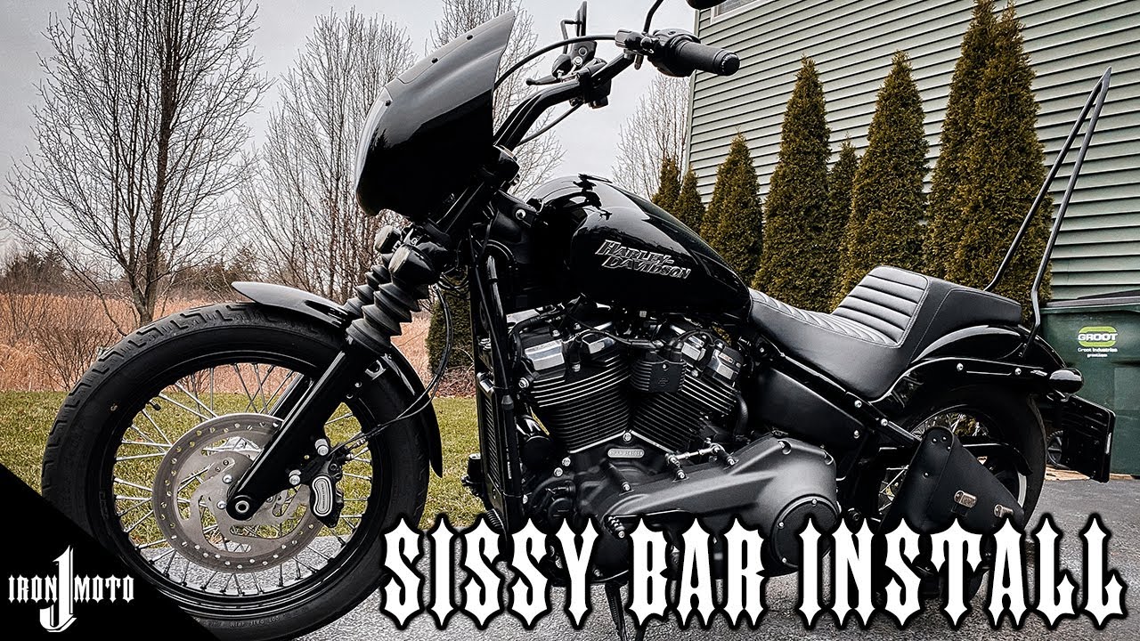 Sissy Bar Install - Harley Davidson Softail Street Bob (FXBB)