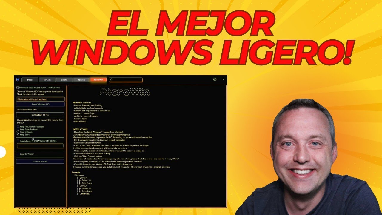 MICROWIN: La Versión SUPER VELOZ y LIGERA de Windows 11 (2024)