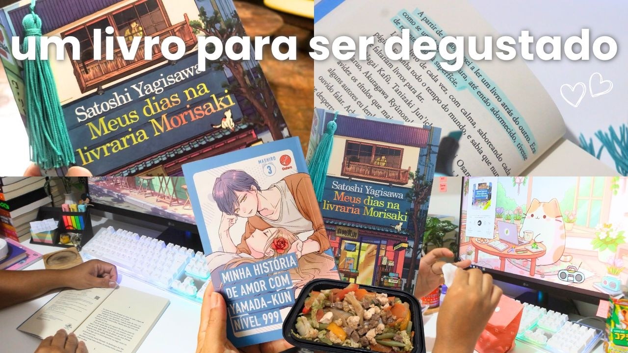 DESAFIO DE LEITURA: li o livro que representa meu canal | Vlog de Leitura + Morisaki